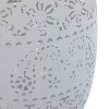 Christopher Knight Home Danya Patio Iron Side Table with Solar Powered Light - 4 of 4