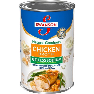 Swanson Gluten Free Low Sodium Chicken Broth - 14.5oz