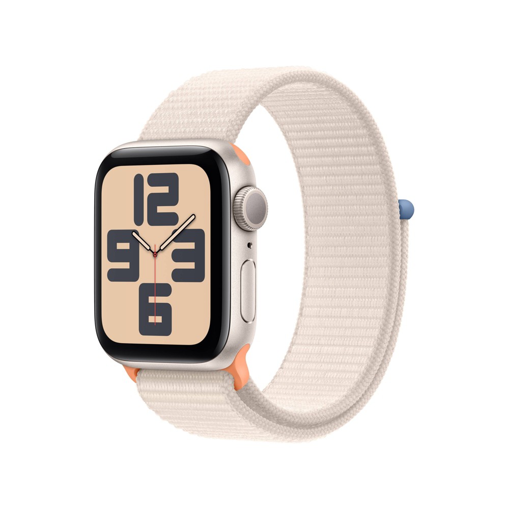 Apple Watch SE 2 GPS (2023) 40mm Starlight Aluminum Case with Starlight Sport Loop