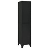VidaXL Locker Cabinet Black 15 in.x15.7 in.x70.9 in. Steel - 4 of 4