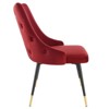 Modway Adorn Dining Side Chair Performance Velvet Set of 2 - 3 of 4