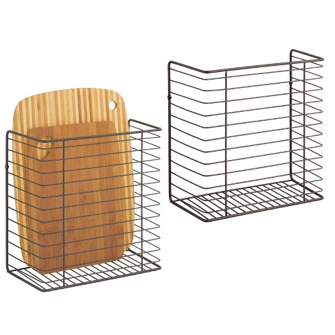 Mdesign Metal Kitchen Under Shelf Storage Baskets : Target