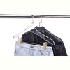 HomeCube USA Clear Acrylic Suit Hangers with Gold Hooks & Clips, Elegant, Durable & Heavy Duty, Perfect For Home & Boutique Use - 3 of 4