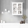 Teamson Home Delaney 20.5" x 24" 2-Door Removable Wall Cabinet, White - 2 of 4