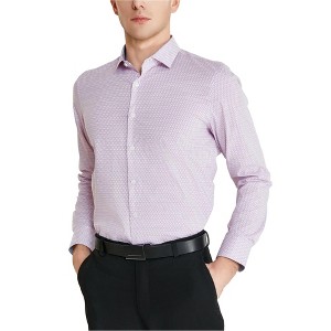 Tallia Mens Geo-Link Stretch Button Down Dress Shirt - 1 of 1
