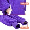 Catalonia Woman Faux Shearling Blanket Hoodie Sweatshirt, Warm Cozy Soft Wearable Blanket Pullover with Giant Pocket, Wife Women Christmas Gift - 2 of 4