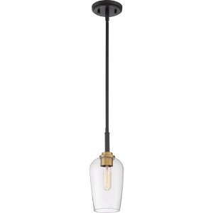 Quoizel Lighting Sagamore 1 - Light Pendant in  Earth Black - 1 of 4