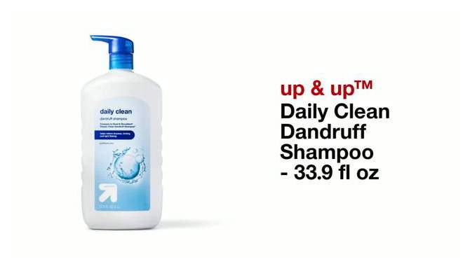 Daily Clean Dandruff Shampoo - 33.9 fl oz - up &#38; up&#8482;, 2 of 6, play video