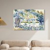 Art Remedy Golden Henri Edmond Cross - Garden at Saint Clair Impresionism Landscape Wall Art, 45" x 30", Gallery Wrapped - 2 of 4