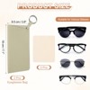 Unique Bargains Soft Portable Scratch-Resistant Slip-in Eyeglass Cases 2 Pcs - 2 of 4