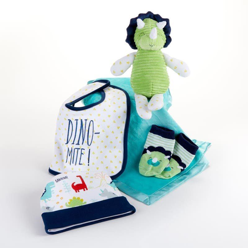 Baby Aspen Dinosaur 5-Piece Welcome Home Gift Set | BA11098NA, 2 of 8