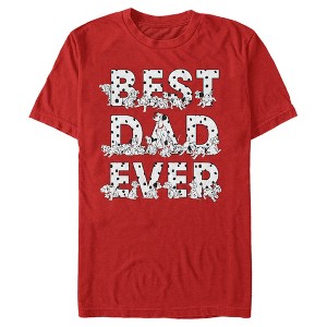 Men's One Hundered and One Dalmatians Best Dad Ever Pongo T-Shirt - 1 of 4