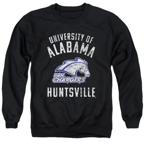 University of Alabama Huntsville Official Uah Chargers Logo Unisex Adult Crewneck Sweatshirt, Black - image 1 of 4