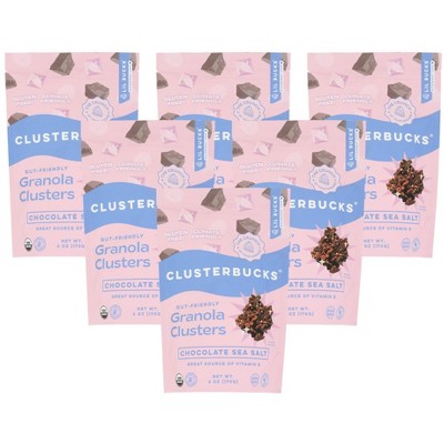 Lil Bucks Chocolate Sea Salt Granola Clusters - Case of 6/6 oz