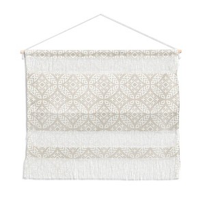 Little Arrow Design Co Modern Moroccan Fiber Wall Hanging - Deny Designs - 1 of 2