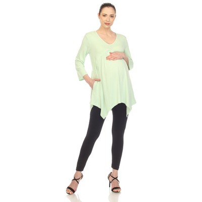 Maternity Empire Cut V-Neck Tunic Top