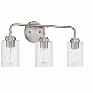 Craftmade Lighting Stowe 3 - Light Vanity in  Brushed Polished Nickel - 1 of 4