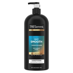 Tresemme Silky & Smooth Anti-Frizz Conditioner with Pump For Frizzy Hair - 39 fl oz - 1 of 4