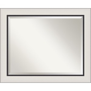 Amanti Art Ellie Beveled Framed Bathroom Vanity Wall Mirror - 1 of 4