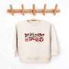 Merry Ornaments Quilted Print - Youth Graphic Sweatshirt - 2 of 4