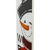 Northlight 35" Snowman "Welcome" Christmas Wooden Porch Board Sign Decoration - 4 of 4