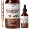 Black Walnut & Wormwood Tincture – Liposomal Herbal Drops for Digestive Cleanse & Gut Balance (98% Absorption) - 2fl.oz - 3 of 4