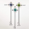 4'1.25"H Sullivans Blooming Color Flower Stakes Set of 3  Multicolored - 4 of 4