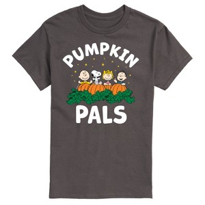 Men's - Peanuts - Pumpkin Pals Short Sleeve Graphic T-Shirt - 1 of 4