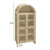 Kumasinova Arch Pantry Cabinet with Adjustable Shelves,Farmhouse Kitchen Storage Cabinet with Doors/Drawers,Versatile Display Cabinet for Dining Room - 2 of 4