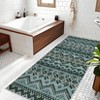 Vintage Geometic Rugs for Living Room Non Slip Non Shedding Washable Ultra Thin Carpet Stain Resistant Indoor Foldable Soft Rug for Bedroom Kitchen - 3 of 4