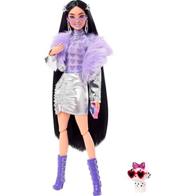 Photo 1 of Barbie Extra Doll 15 - Purple Fur Purple Boots