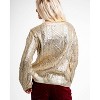 Women's Foiled Cable Sweater - Skye's The Limit - 2 of 3