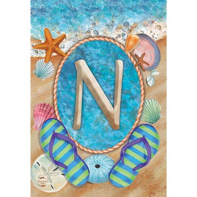 Briarwood Lane Classic Monogram Letter M Garden Flag, 12.5x18 Polyester