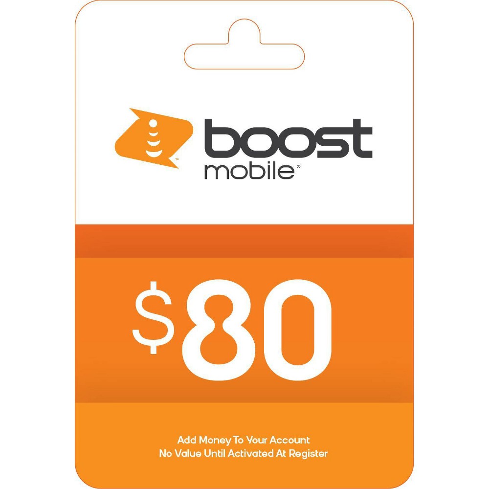 Photos - Other for Mobile Boost Mobile $80 Prepaid Card (email delivery)
