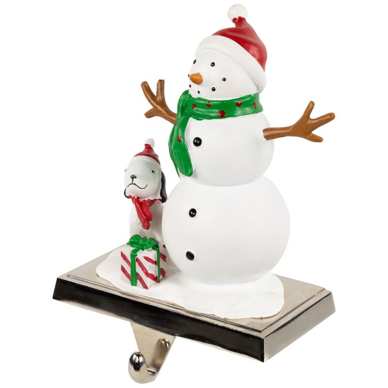 Northlight 6" Snowman and Puppy Christmas Stocking Holder, 4 of 7