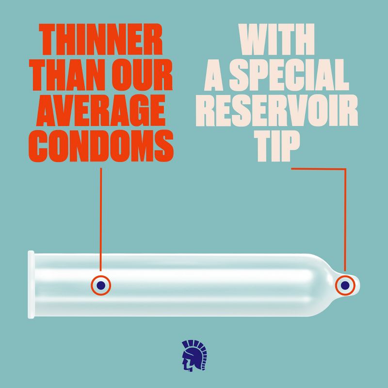 Trojan Ultra Thin for Ultra- Sensitivity Lubricated Condoms - 36ct, 4 of 12