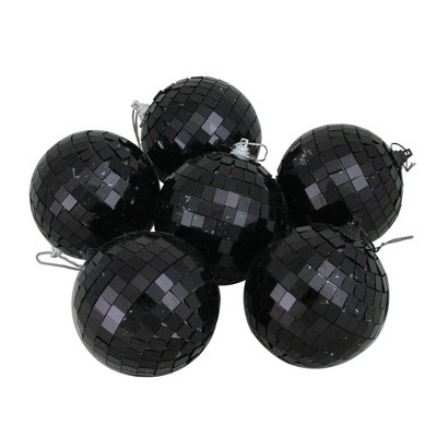 Northlight 6ct Mirrored Disco Ball Christmas Ornament Set 3.25