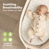 KeaBabies Organic Bassinet Sheet for Baby Girls, Boys, 2-Pack Soothe Bassinet Fitted Sheets, Bedside Bassinet Mattress Sheet - 4 of 4