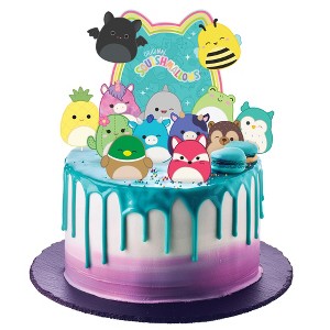 Treasures Gifted Squishmallows Cake Topper - Squishmallows Birthday Party Supplies - 1 of 4