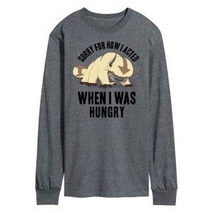 Men's - Avatar: The Last Airbender - Appa Hungry Long Sleeve Graphic T-Shirt - 1 of 4