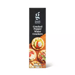 Cracked Pepper Water Crackers - 4.4oz - Good & Gather™