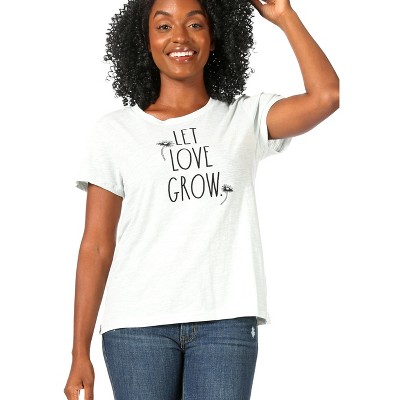 RAE DUNN - Women's Short Sleeve Classic Slub T-Shirt