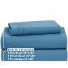 Nestl 4 Piece Bed Sheet Set, Deep Pocket Extra Soft Microfiber Sheets - image 2 of 4