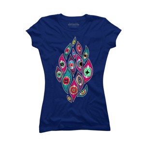 Junior's Design By Humans EYES By Chofy87 T-Shirt - 1 of 3