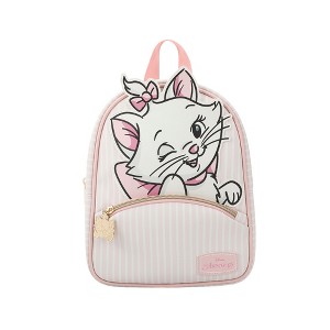 Disney Aristocats Marie Winking Pink & White 10.5” Mini PU Backpack - 1 of 4