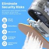 NewHome"1200W Handheld Clothing Steamer with Fast 10S Heating, Wet/Dry Modes, & 180° Rotatable Handle"White - 4 of 4