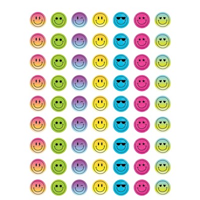Teacher Created Resources® Brights 4ever Smiley Faces Mini Stickers, 378  Per Pack, 12 Packs : Target