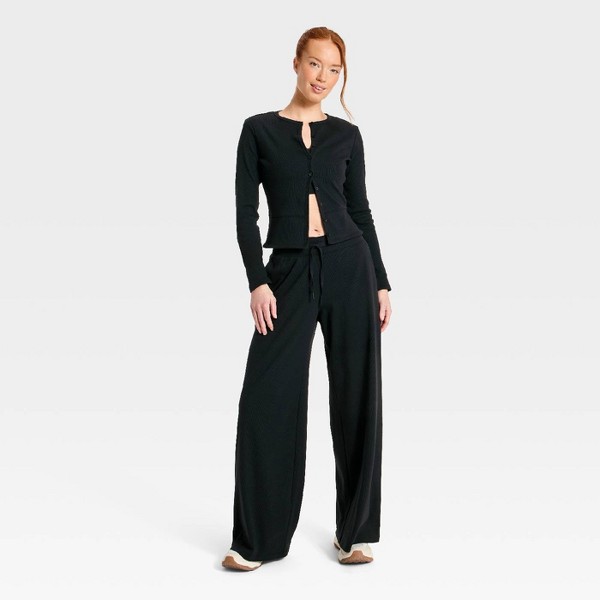Pantalón de pierna recta con canalé para mujer - All In Motion™ 7