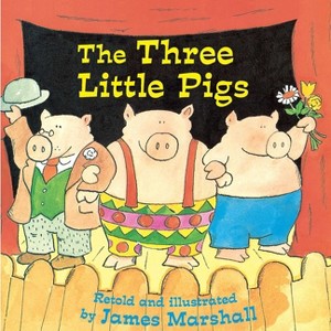 The Three Little Pigs - (Reading Railroad Books) by  James Marshall (Paperback) - 1 of 1