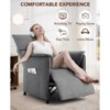 Electric Recliner Chair with Memory Function PU Leather - Adjustable Recliner Sofa with Remote Control, Home Theater Seating, for Living Room, Office - 2 of 4